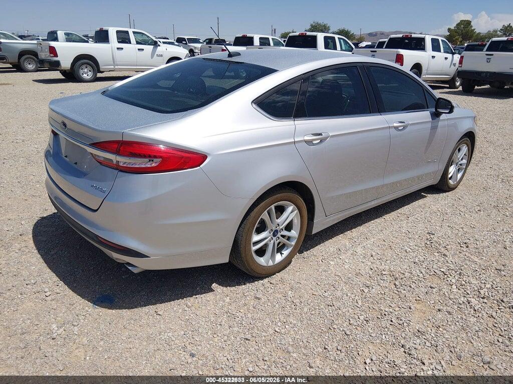 3FA6P0UU3JR100183 2018 FORD FUSION HYBRID photo no. 4