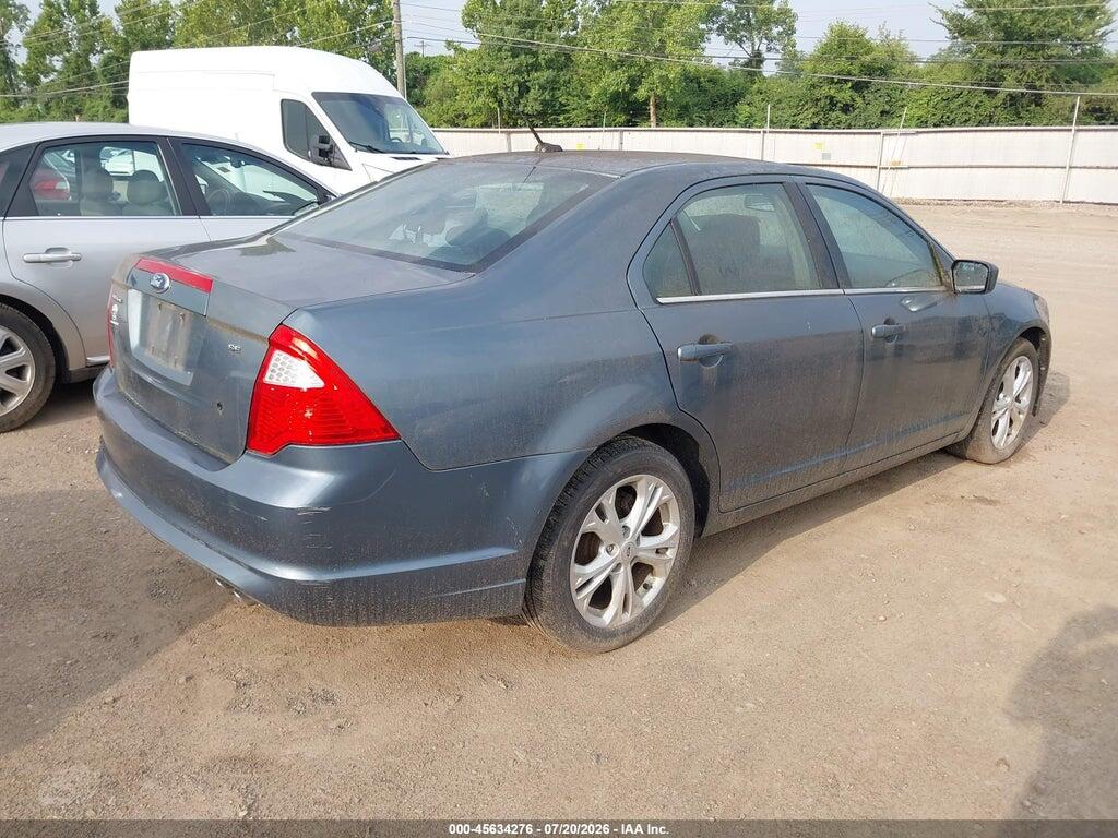 3FAHP0HAXCR309710 2012 FORD FUSION photo no. 4