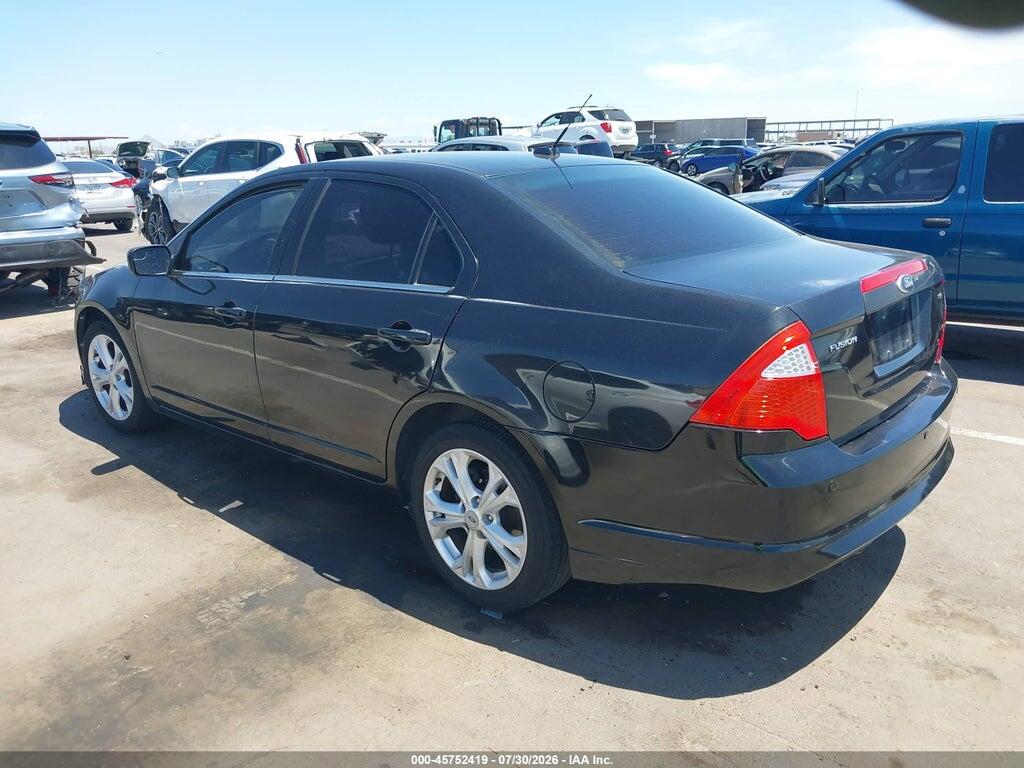 3FAHP0HA5CR290628 2012 FORD FUSION photo no. 3