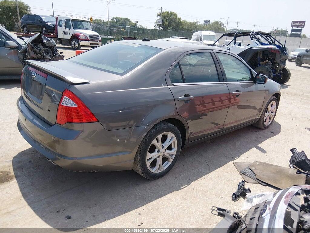 3FAHP0HA3CR294578 2012 FORD FUSION photo no. 4