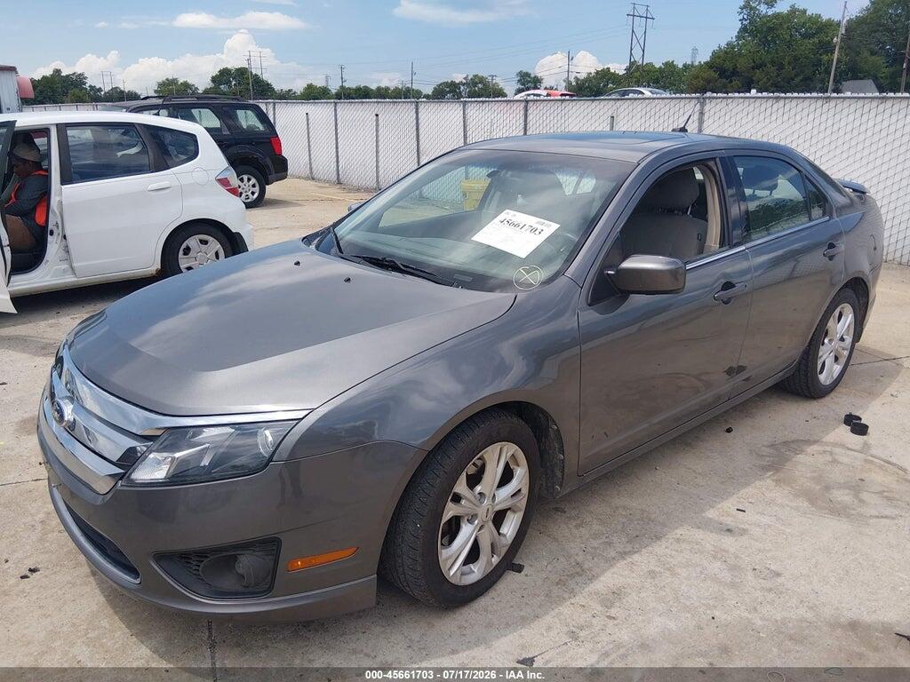 3FAHP0HA4CR448151 2012 FORD FUSION photo no. 2