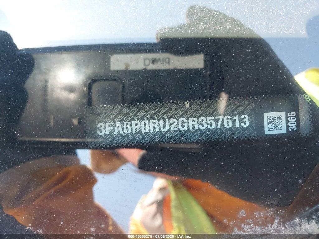 3FA6P0RU2GR357613 2016 FORD FUSION HYBRID photo no. 9