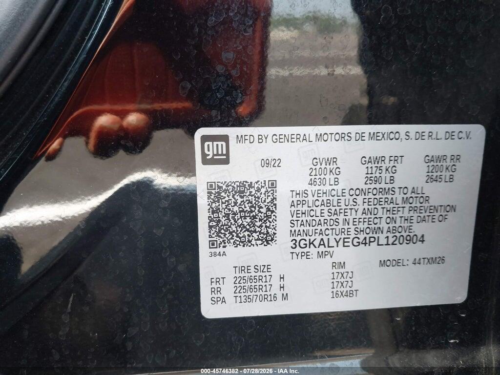 3GKALYEG4PL120904 2023 GMC TERRAIN photo no. 9