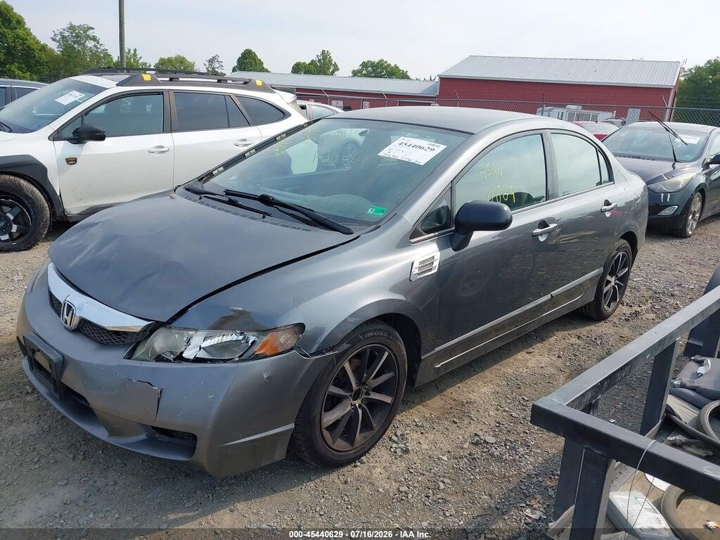 2HGFA16559H367535 2009 HONDA CIVIC photo no. 2