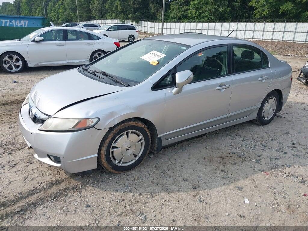 JHMFA36299S007692 2009 HONDA CIVIC HYBRID photo no. 2