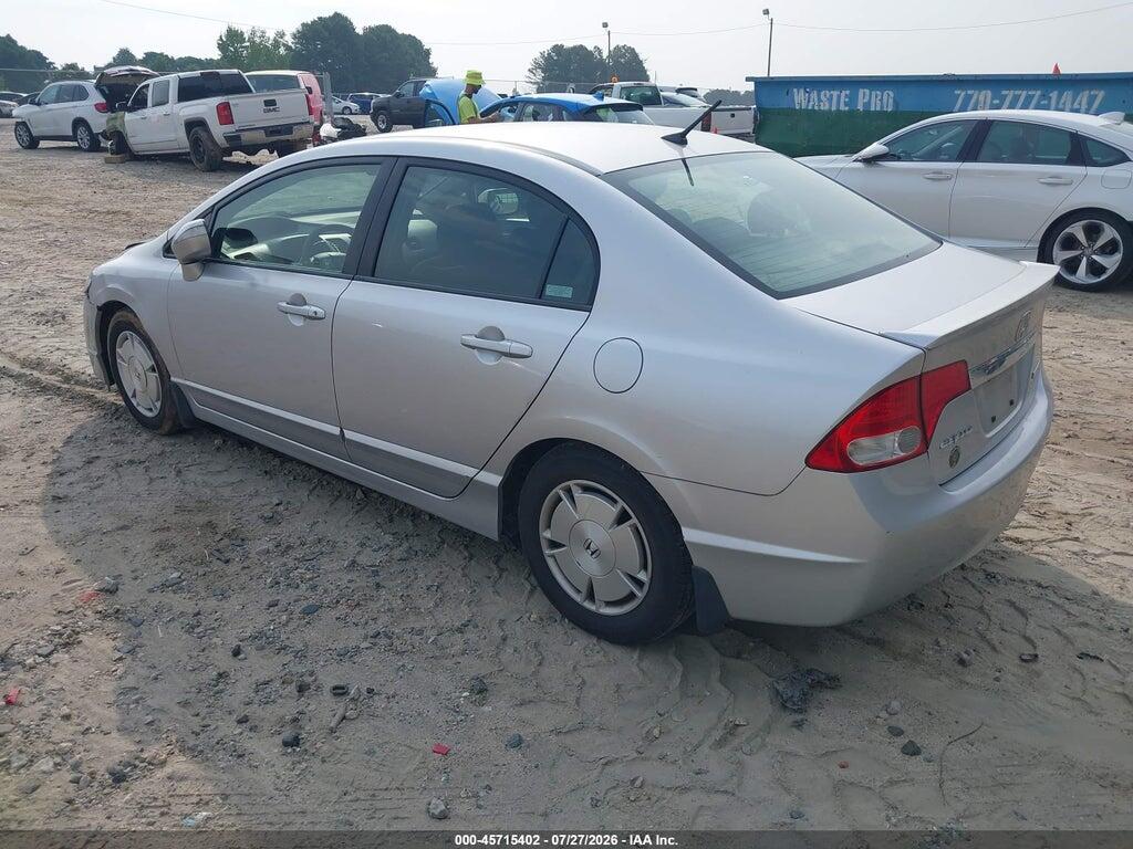 JHMFA36299S007692 2009 HONDA CIVIC HYBRID photo no. 3