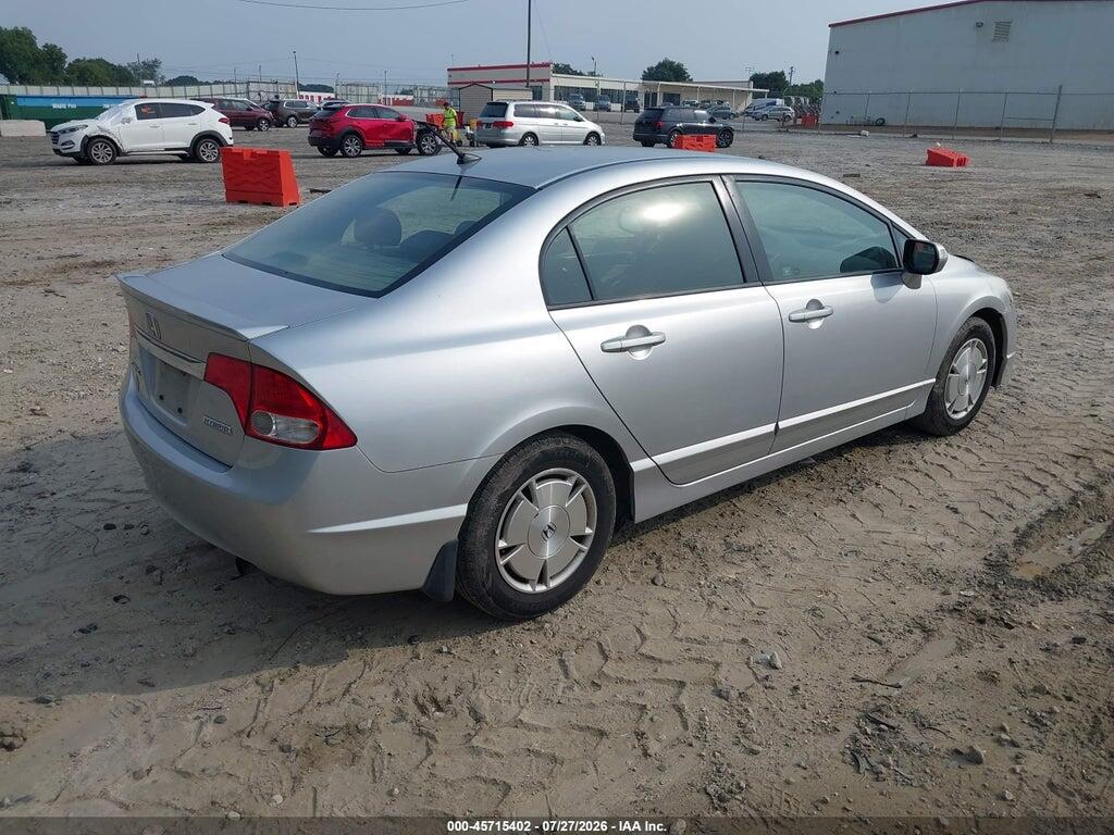 JHMFA36299S007692 2009 HONDA CIVIC HYBRID photo no. 4