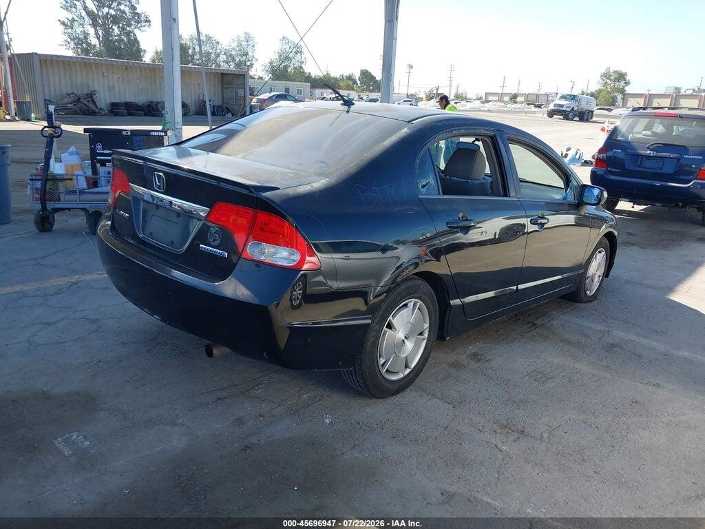 JHMFA36299S013024 2009 HONDA CIVIC HYBRID photo no. 4