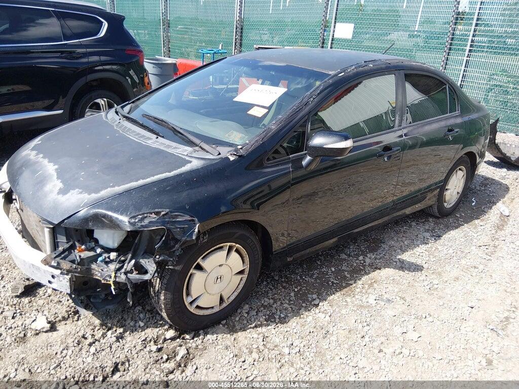JHMFA362X9S018121 2009 HONDA CIVIC HYBRID photo no. 2