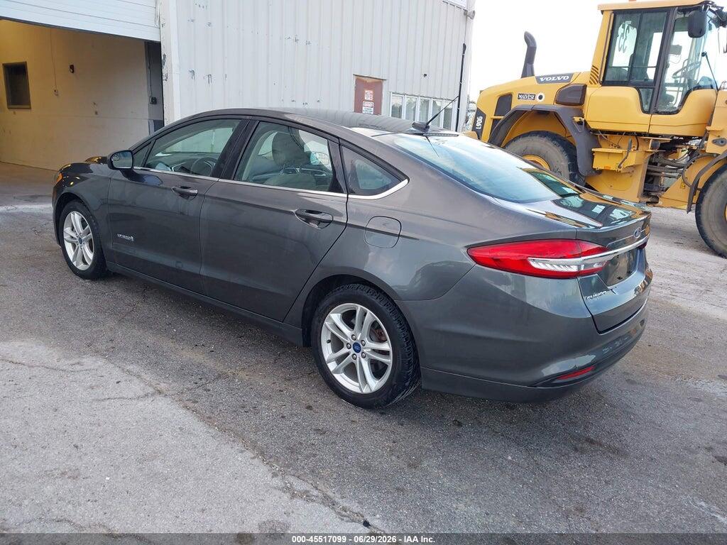 3FA6P0UU6JR279111 2018 FORD FUSION HYBRID photo no. 3
