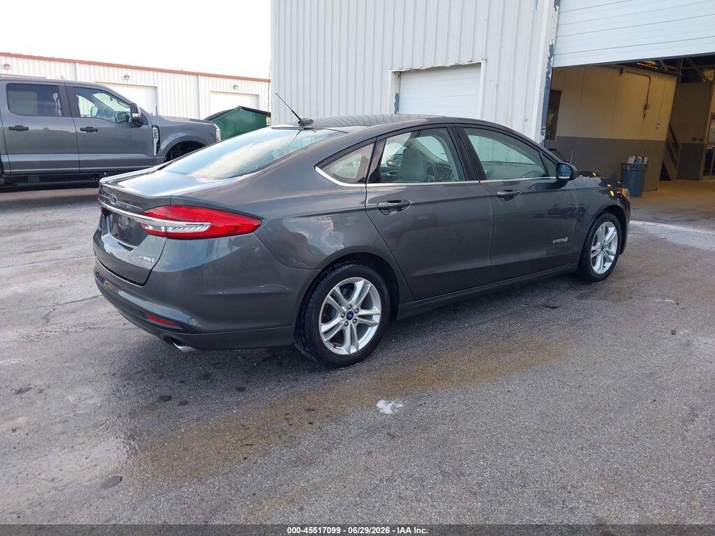 3FA6P0UU6JR279111 2018 FORD FUSION HYBRID photo no. 4