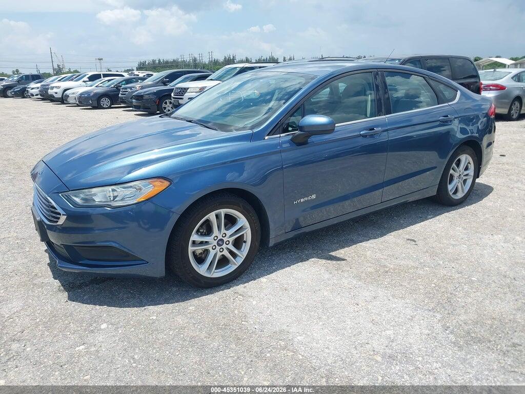 3FA6P0UU4JR271508 2018 FORD FUSION HYBRID photo no. 2