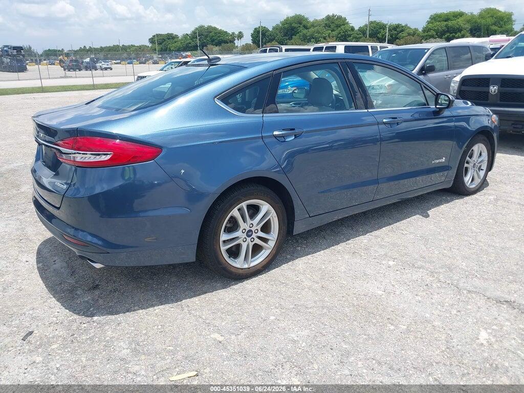 3FA6P0UU4JR271508 2018 FORD FUSION HYBRID photo no. 4