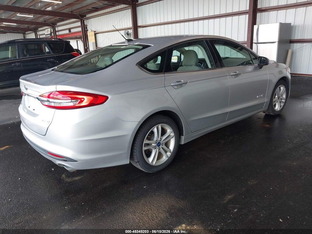 3FA6P0UU5JR271386 2018 FORD FUSION HYBRID photo no. 4