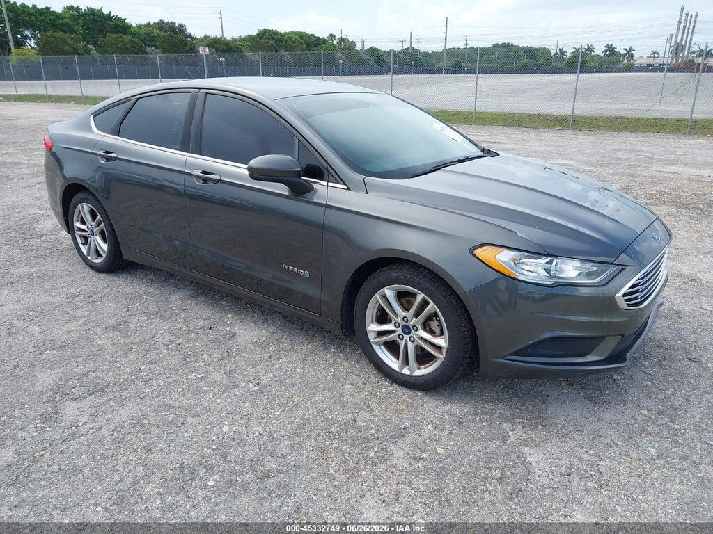 3FA6P0UU8JR100258 2018 FORD FUSION HYBRID photo no. 1