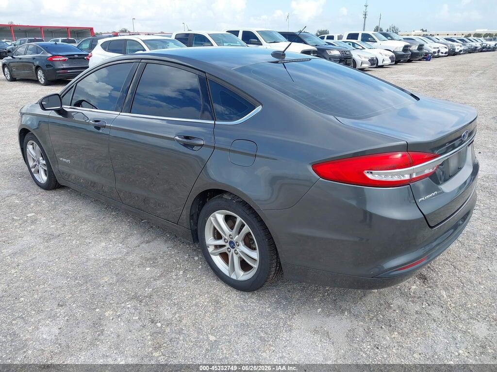 3FA6P0UU8JR100258 2018 FORD FUSION HYBRID photo no. 3