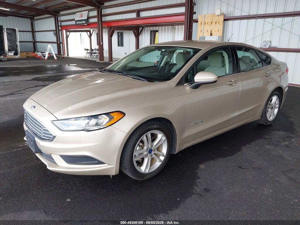 3FA6P0UU3JR271385 2018 FORD FUSION HYBRID photo no. 2