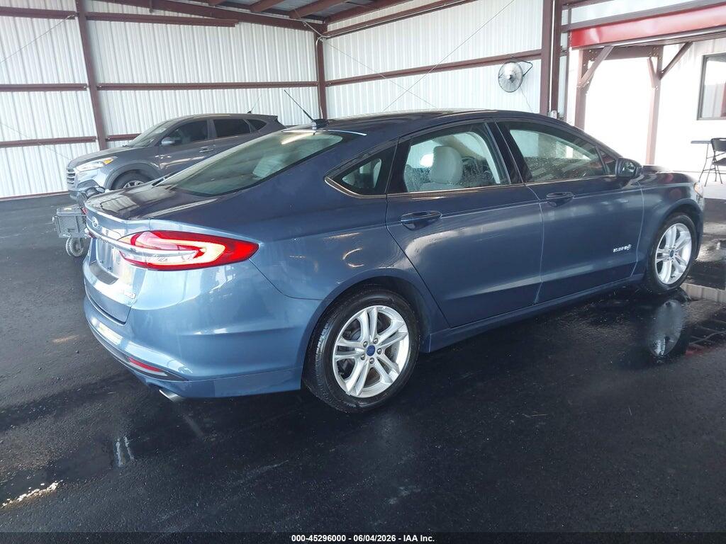 3FA6P0UU6JR235738 2018 FORD FUSION HYBRID photo no. 4