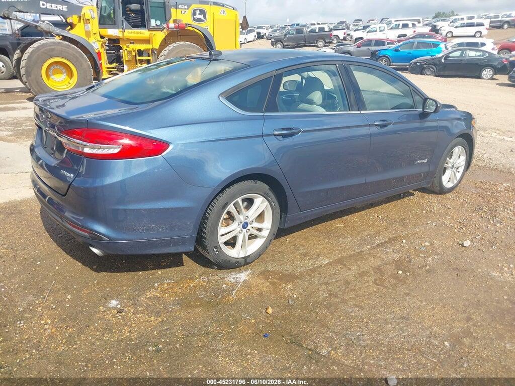 3FA6P0UU2JR273676 2018 FORD FUSION HYBRID photo no. 4