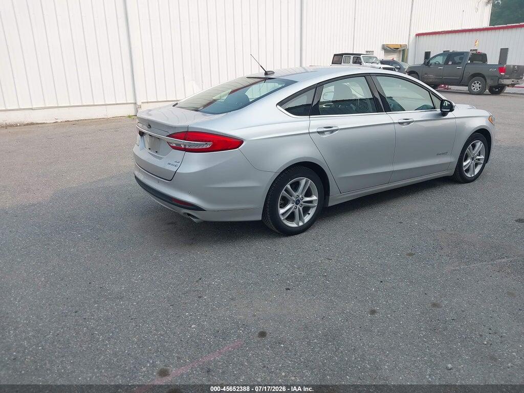 3FA6P0LU0JR254285 2018 FORD FUSION HYBRID photo no. 4
