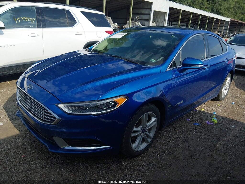 3FA6P0LU2JR140420 2018 FORD FUSION HYBRID photo no. 2