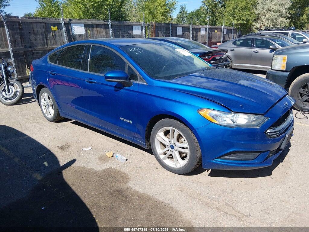 3FA6P0UU3JR176342 2018 FORD FUSION HYBRID photo no. 1
