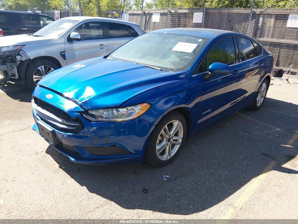 3FA6P0UU3JR176342 2018 FORD FUSION HYBRID photo no. 2
