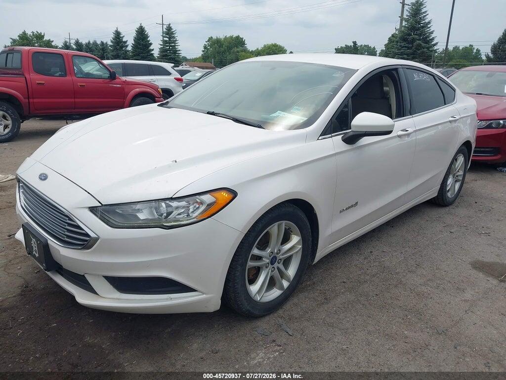 3FA6P0LU9JR235301 2018 FORD FUSION HYBRID photo no. 2