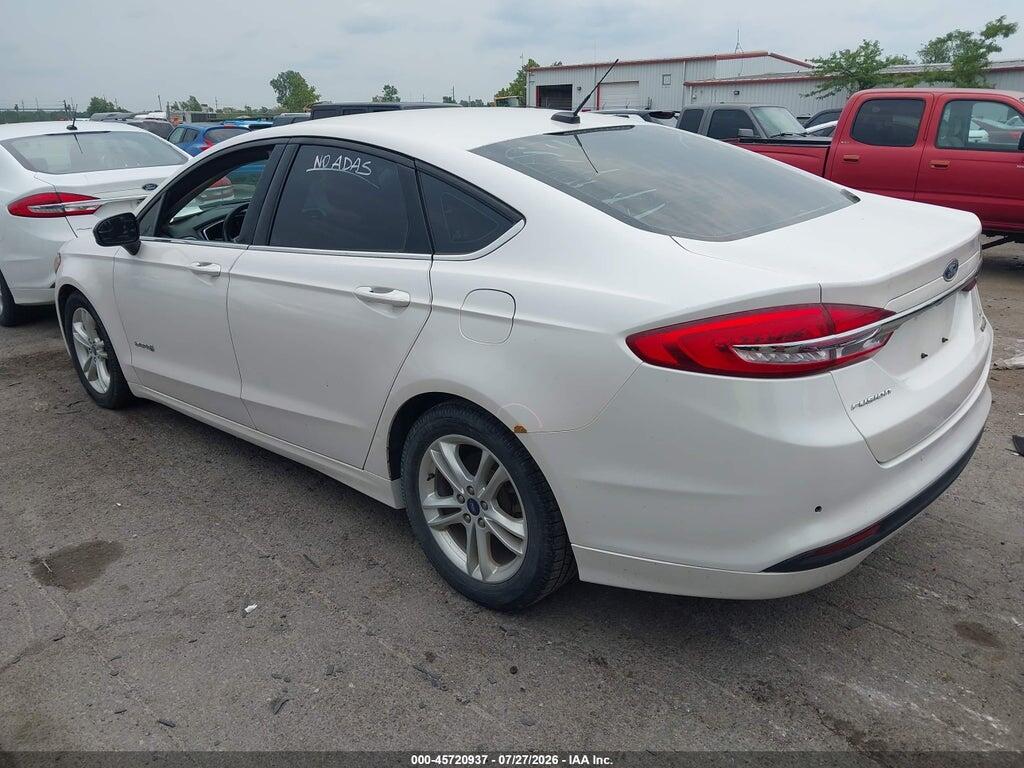 3FA6P0LU9JR235301 2018 FORD FUSION HYBRID photo no. 3
