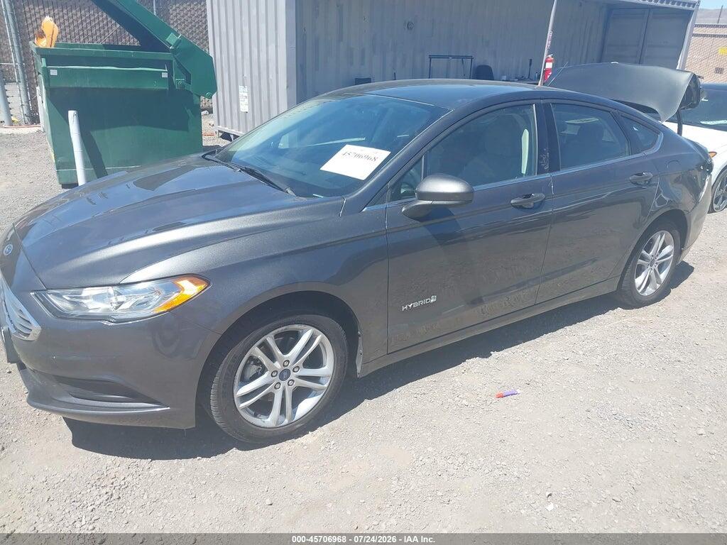 3FA6P0UUXJR271352 2018 FORD FUSION HYBRID photo no. 2