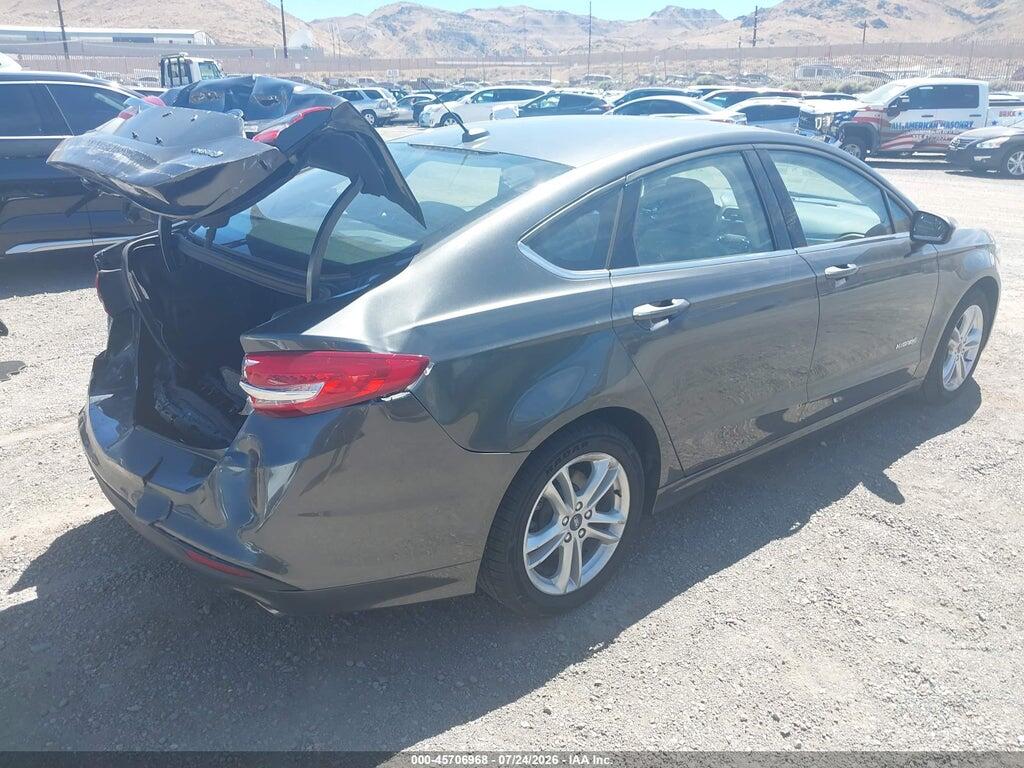 3FA6P0UUXJR271352 2018 FORD FUSION HYBRID photo no. 4