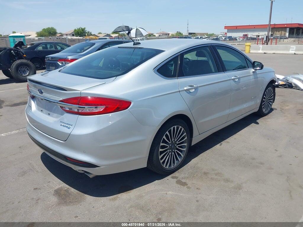 3FA6P0RU3JR205945 2018 FORD FUSION HYBRID photo no. 4