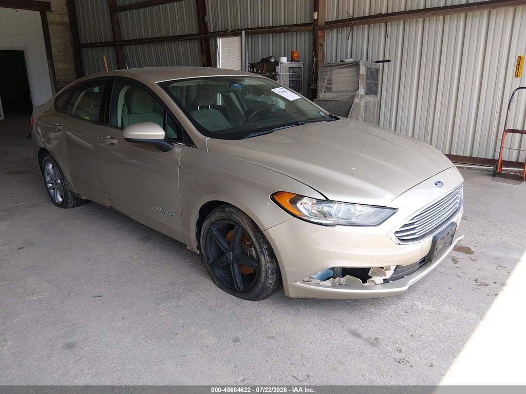 3FA6P0LU2JR140742 2018 FORD FUSION HYBRID photo no. 1