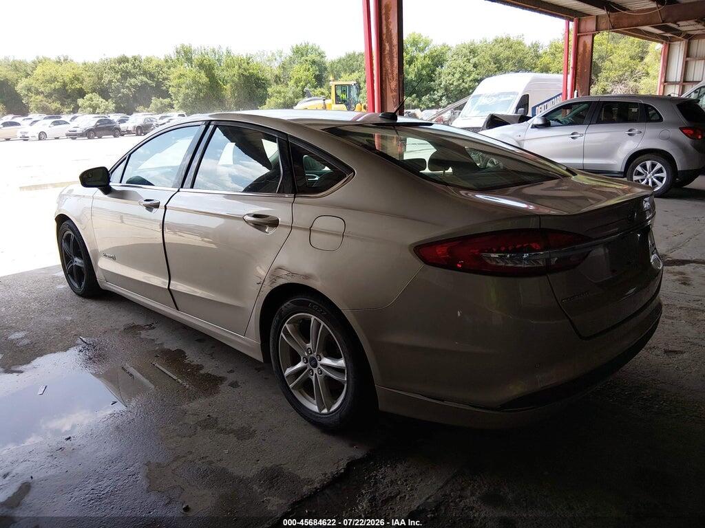 3FA6P0LU2JR140742 2018 FORD FUSION HYBRID photo no. 3