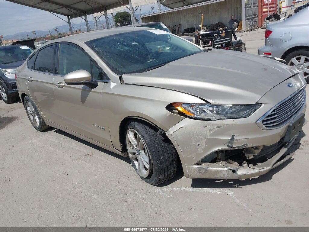 3FA6P0LU5JR146440 2018 FORD FUSION HYBRID photo no. 1
