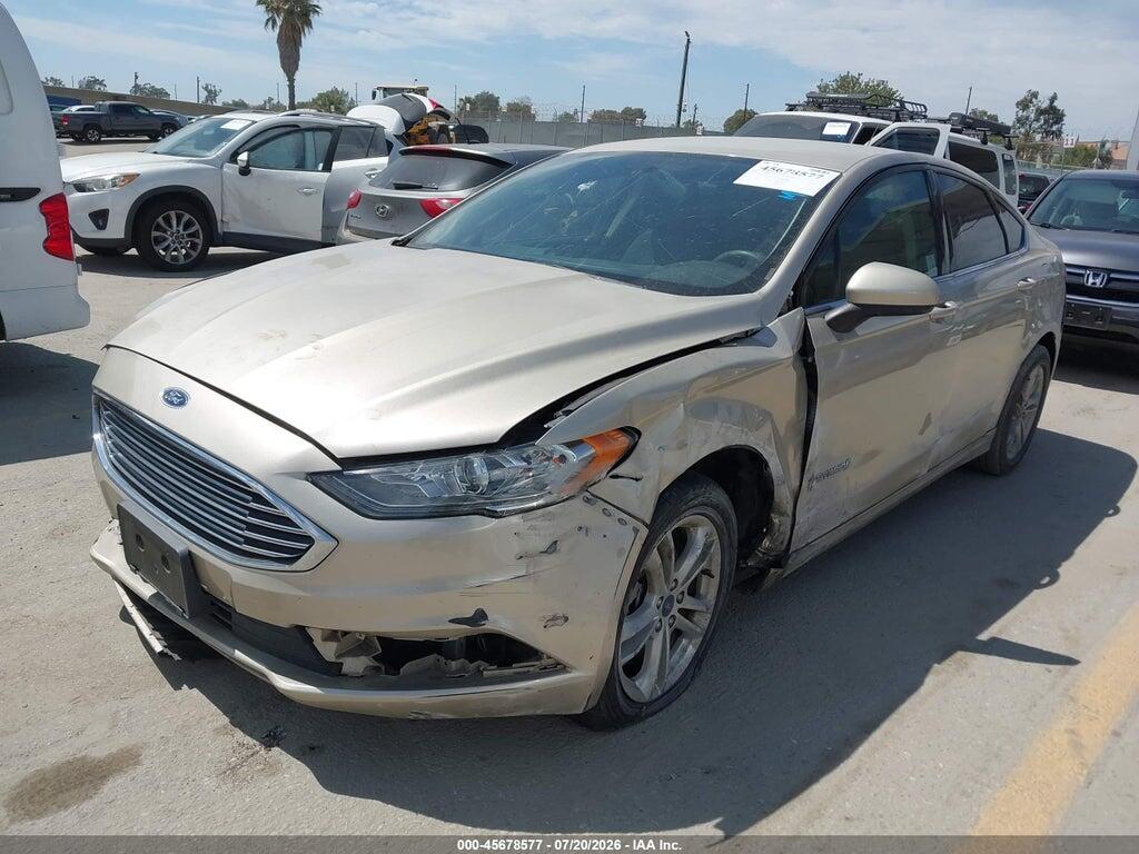 3FA6P0LU5JR146440 2018 FORD FUSION HYBRID photo no. 2