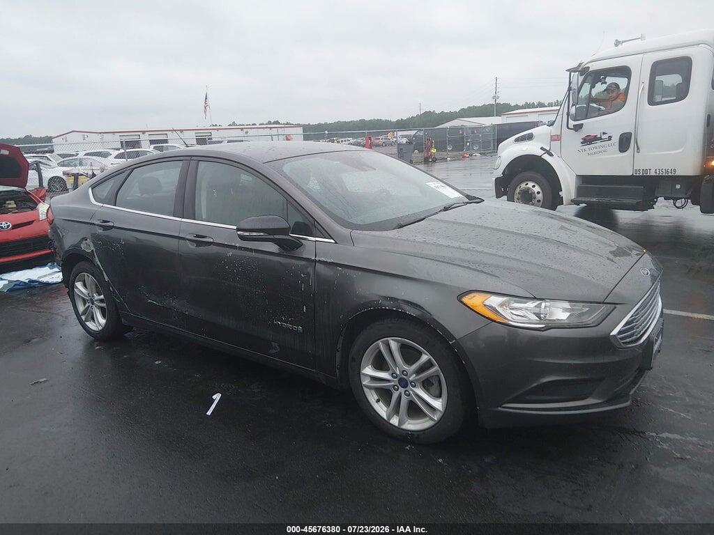 3FA6P0LU5JR208452 2018 FORD FUSION HYBRID photo no. 1