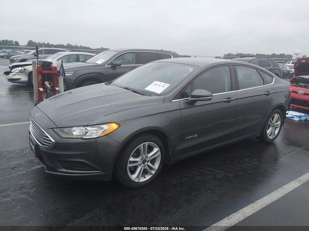 3FA6P0LU5JR208452 2018 FORD FUSION HYBRID photo no. 2