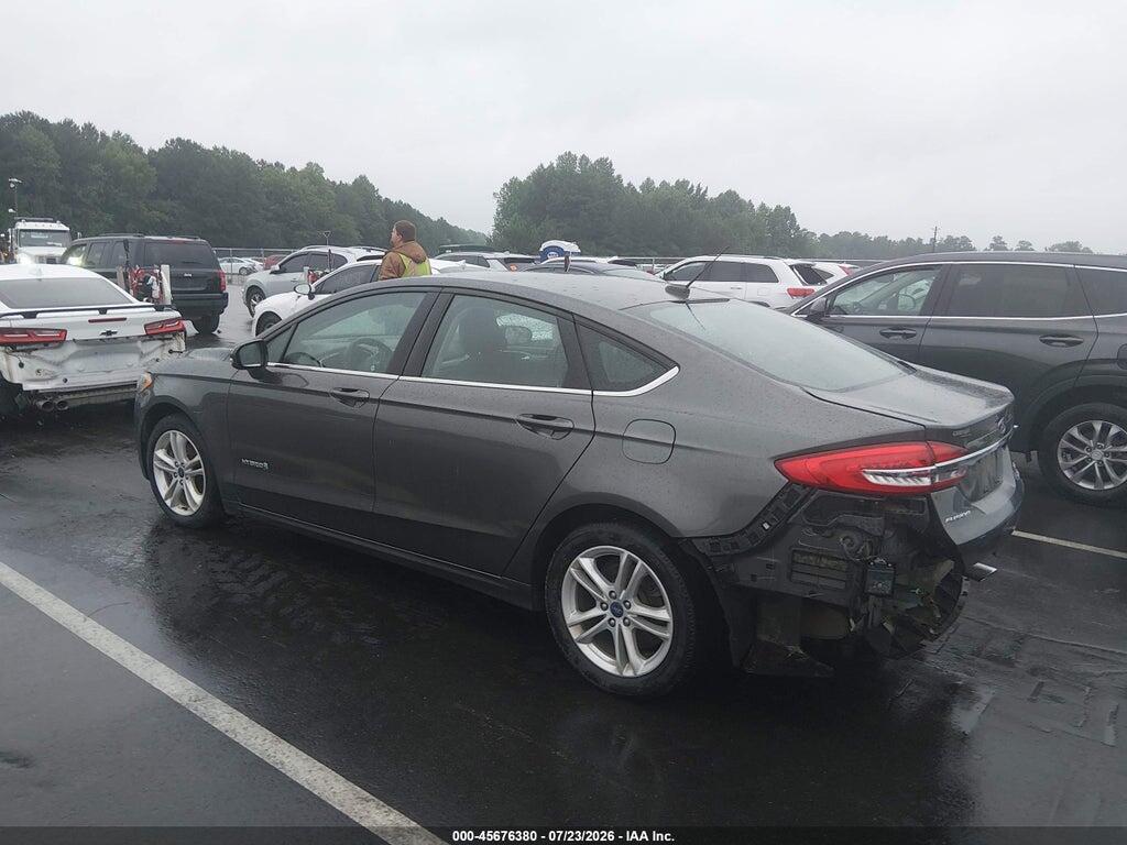 3FA6P0LU5JR208452 2018 FORD FUSION HYBRID photo no. 3