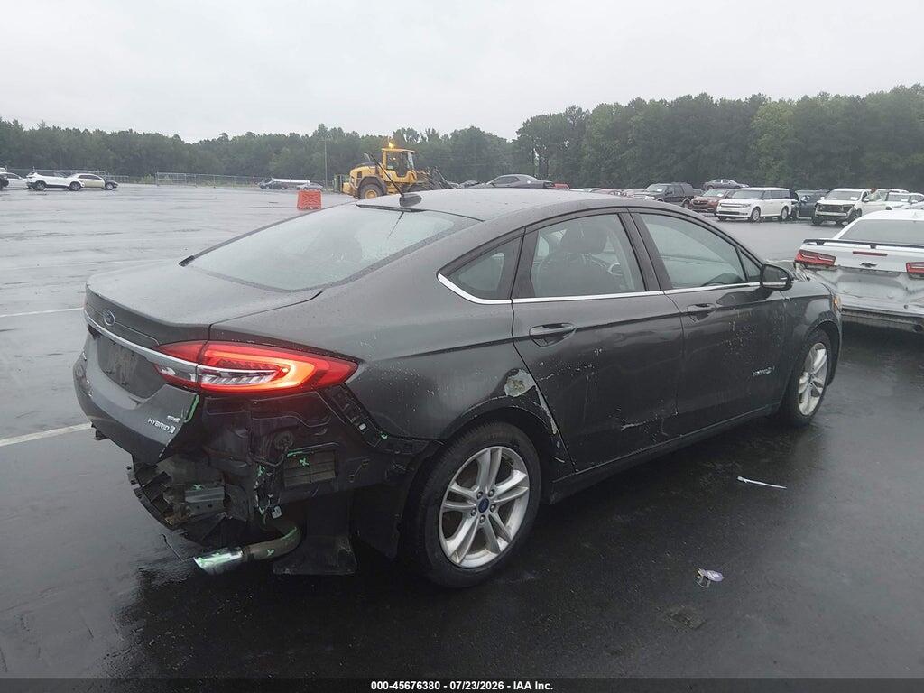 3FA6P0LU5JR208452 2018 FORD FUSION HYBRID photo no. 4