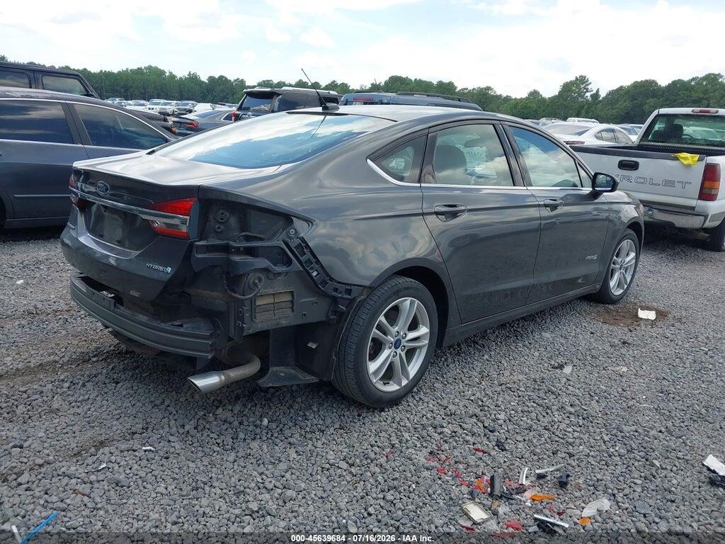 3FA6P0UU2JR101244 2018 FORD FUSION HYBRID photo no. 4
