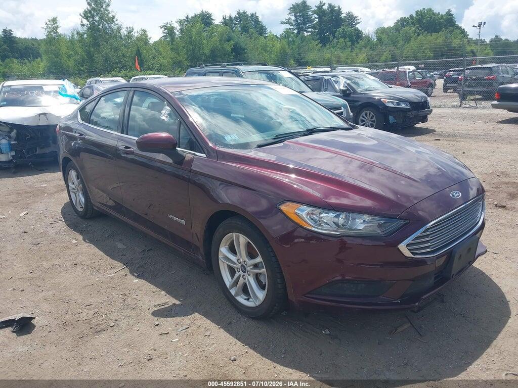 3FA6P0LU0JR201246 2018 FORD FUSION HYBRID photo no. 1