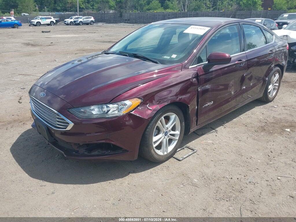 3FA6P0LU0JR201246 2018 FORD FUSION HYBRID photo no. 2
