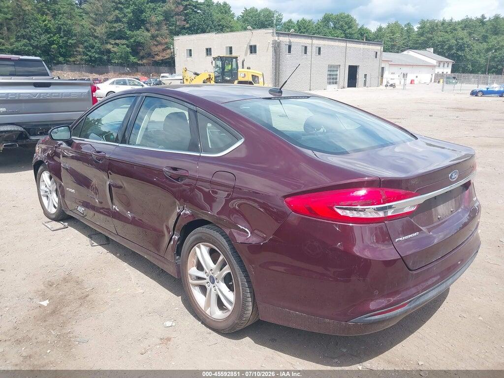 3FA6P0LU0JR201246 2018 FORD FUSION HYBRID photo no. 3