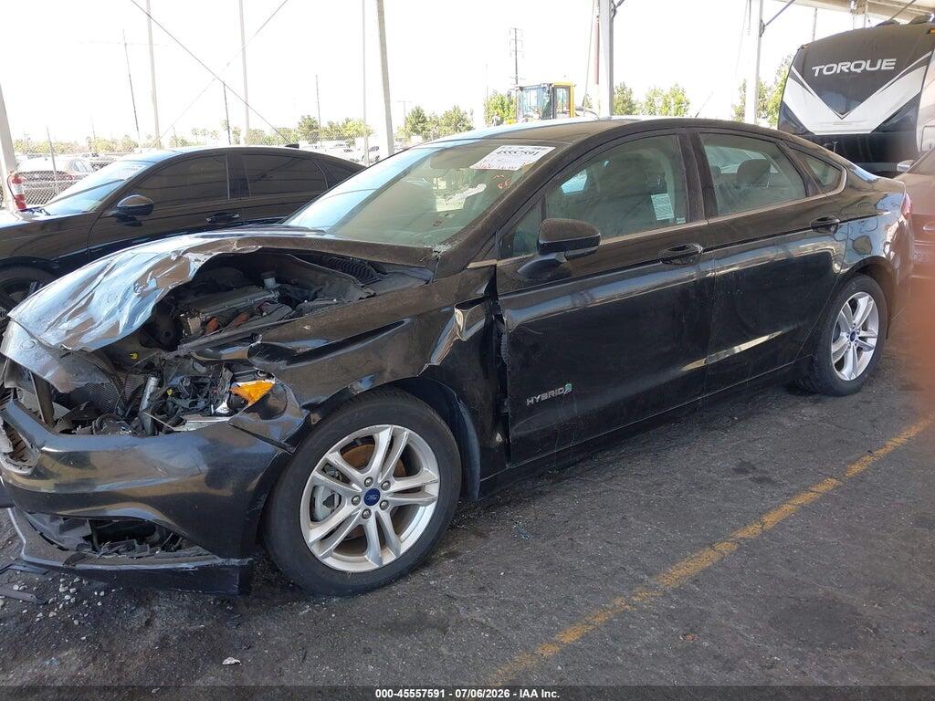 3FA6P0LU5JR281241 2018 FORD FUSION HYBRID photo no. 2