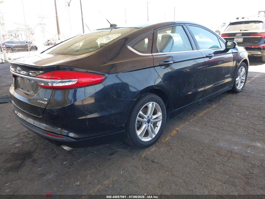 3FA6P0LU5JR281241 2018 FORD FUSION HYBRID photo no. 4