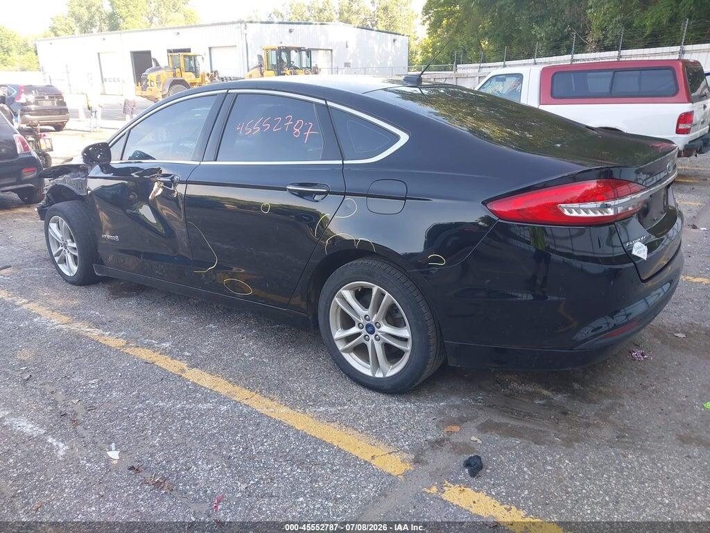 3FA6P0LU6JR118498 2018 FORD FUSION HYBRID photo no. 3