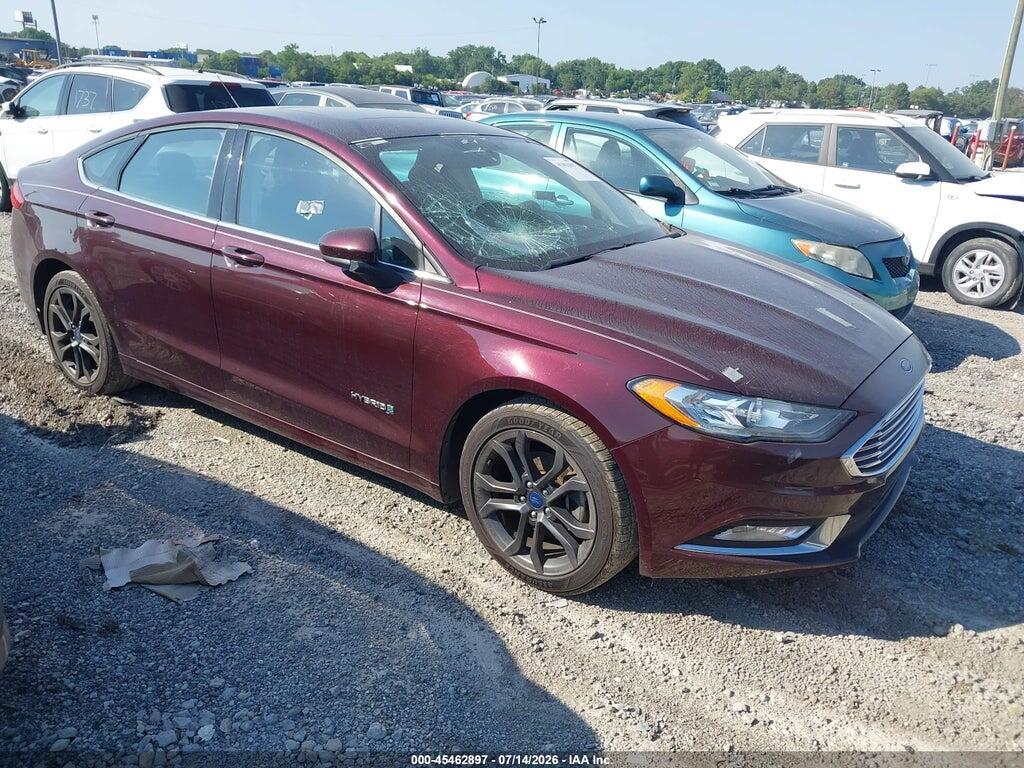 3FA6P0LU3JR160448 2018 FORD FUSION HYBRID photo no. 1