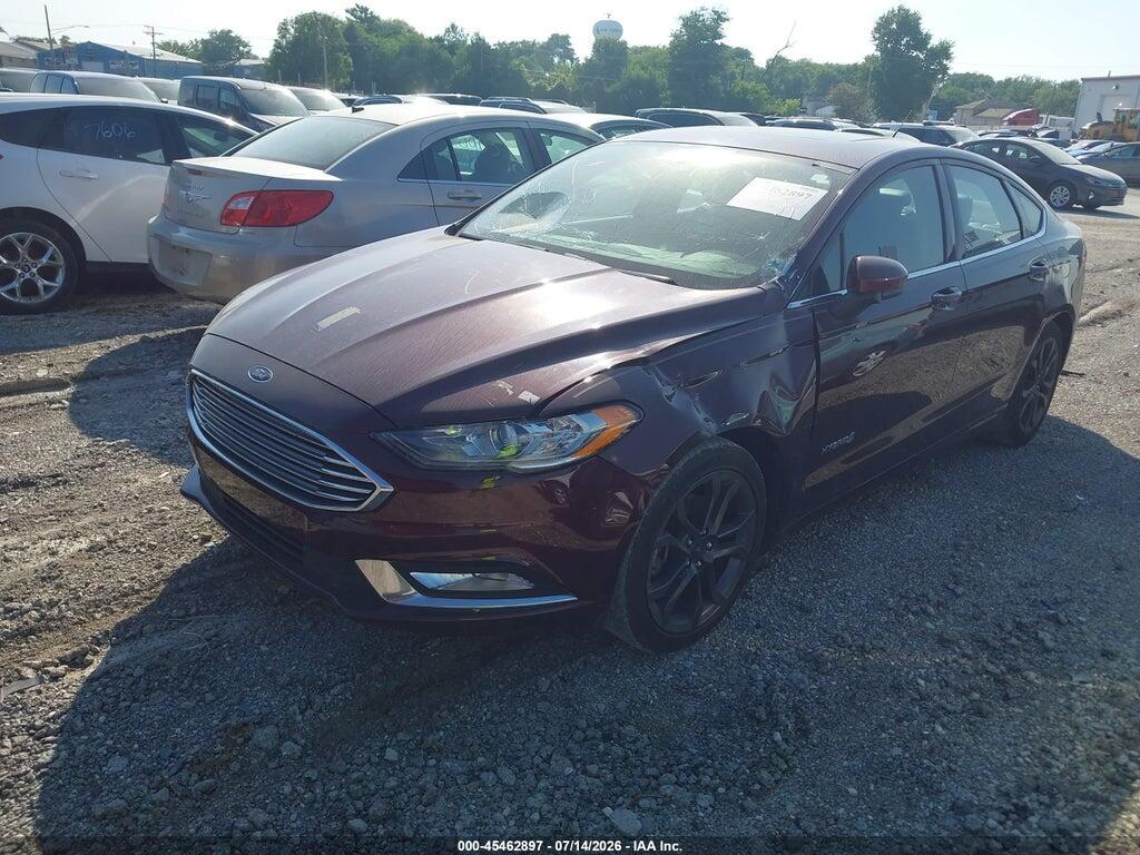 3FA6P0LU3JR160448 2018 FORD FUSION HYBRID photo no. 2
