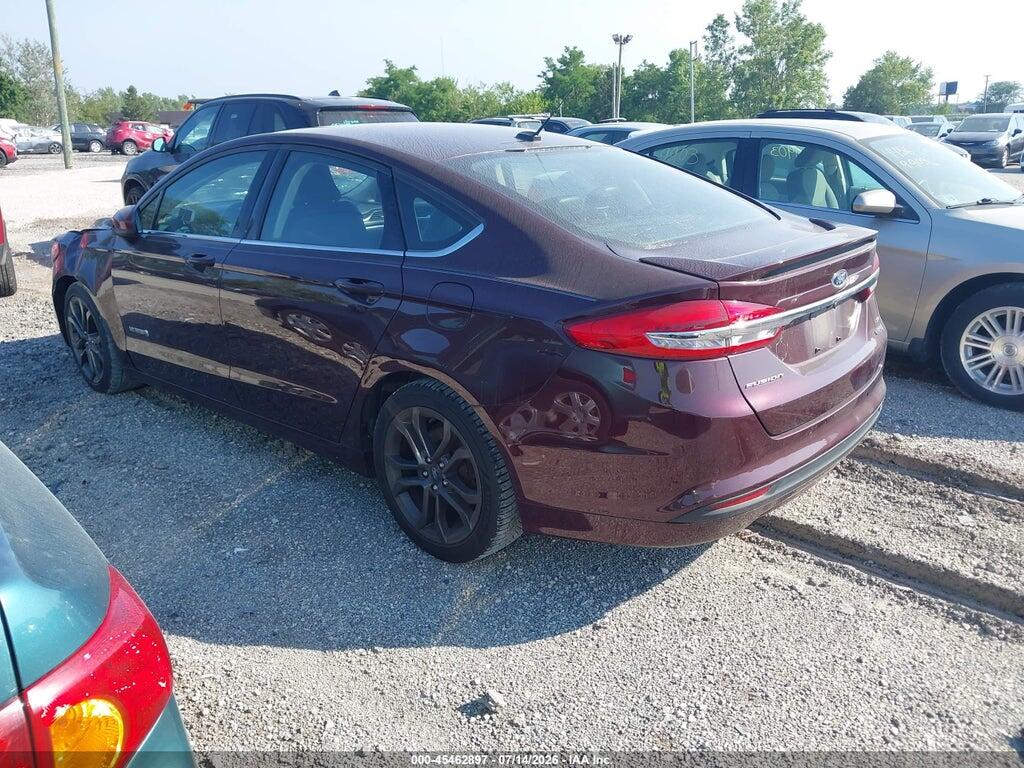 3FA6P0LU3JR160448 2018 FORD FUSION HYBRID photo no. 3